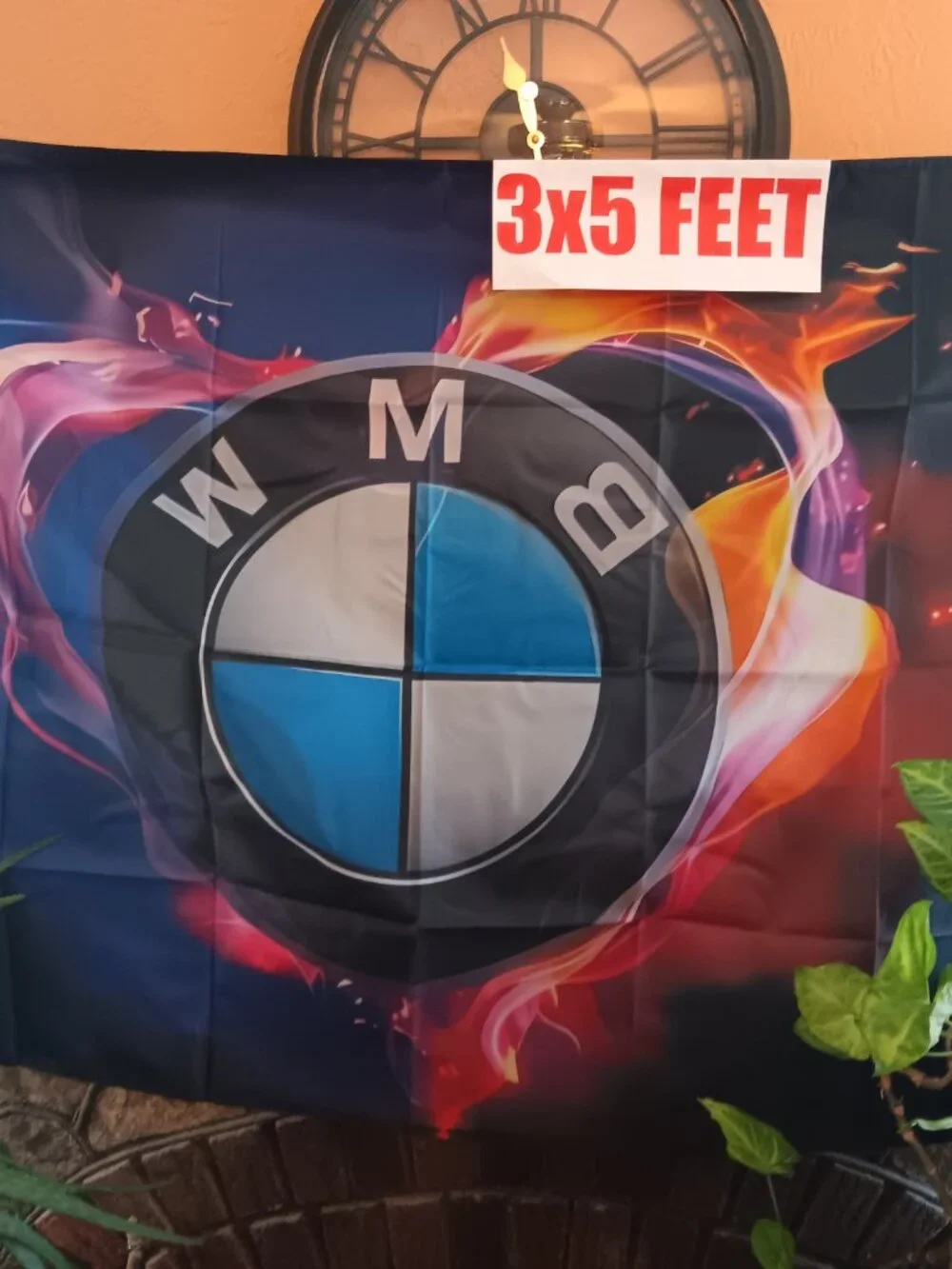 BMW Automobile 3x5 Feet Flag Black